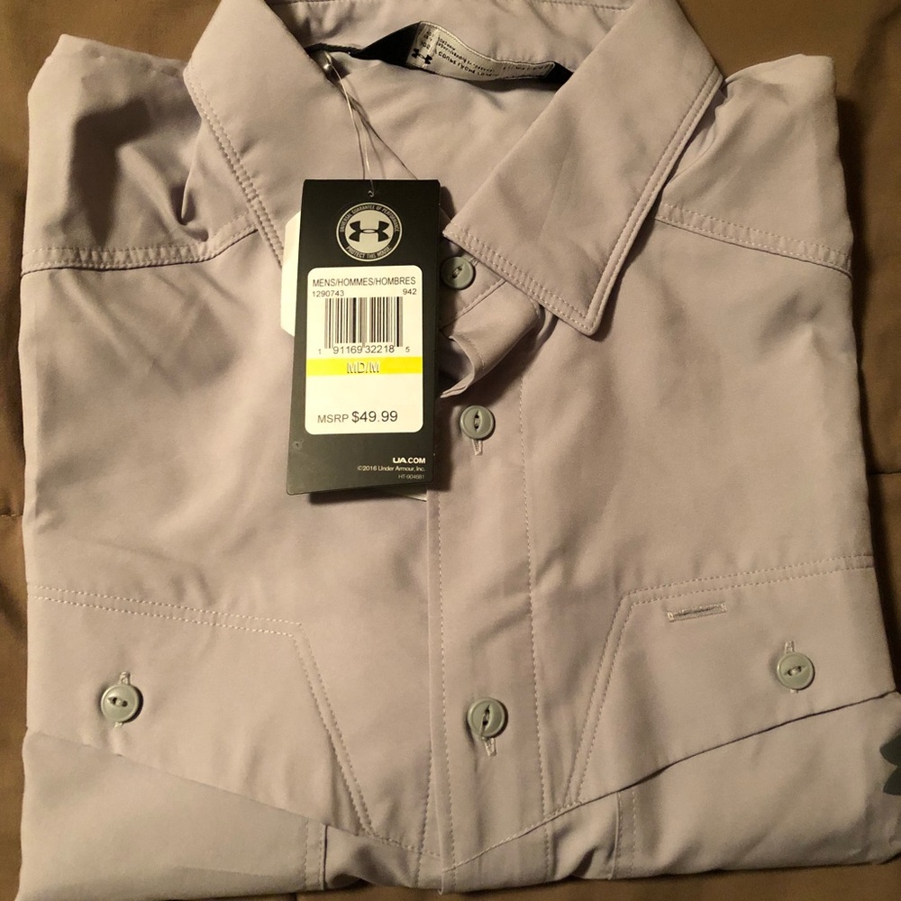 Under Armour fishing shirt